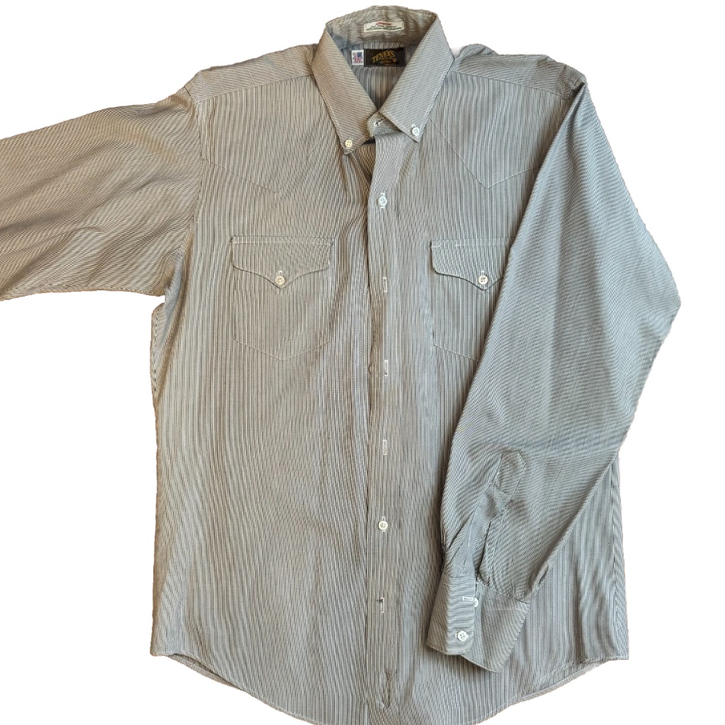Teners Western Outfitters Shirt Mens Western Cowboy  L Made In Usa